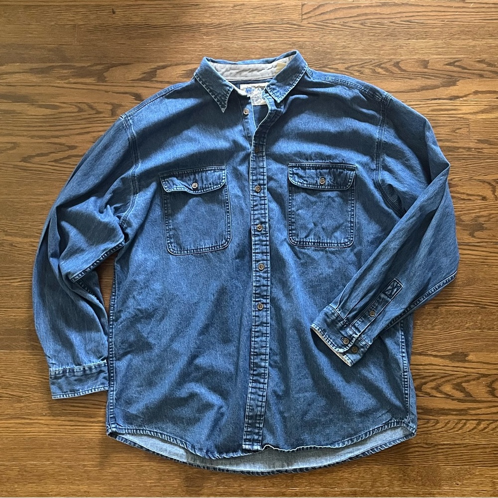 vintage 90s denim shirt